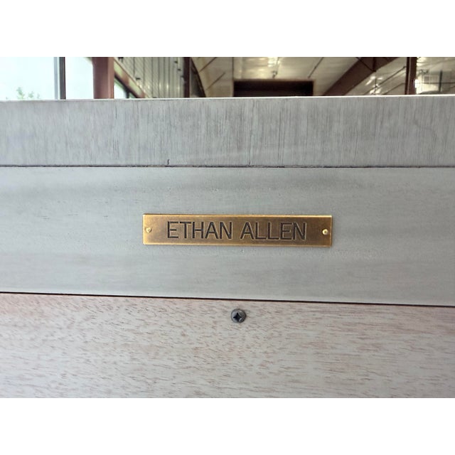 Ethan Allen Ravenswood Geometric Media Cabinet For Sale - Image 9 of 9