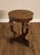 High Quality Mahogany Accent Table with Round Tessellated Marble Top on Ormolu Mounted Lion Supports