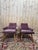 Wood Lounge Chairs in Oak and Velvet, 1950s, Set of 2 For Sale - Image 7 of 7