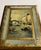 Italian Vintage Florentine Small Wooden Plaque For Sale - Image 3 of 6