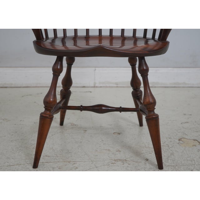 Set of 6 Dr Dimes Windsor Loop Back Dining Room Chairs For Sale - Image 10 of 18