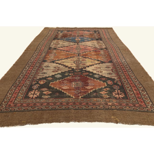 Tribal Late 19th Century Persian Malayer Rug, 04'11 X 09'07 For Sale - Image 3 of 9