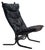 Norwegian Siesta Lounge Chair in Black Leather & Bentwood by Ingmar Relling for Westnofa, 1970s For Sale