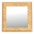 Hand Woven Italian Style Bamboo Wall Mirror For Sale