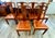 1970s Chinese Soild Rosewood Chinese Longevity Oval Dining Set 7 Piece For Sale - Image 12 of 18