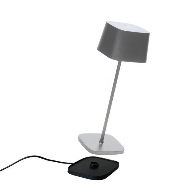 Contemporary Ofelia Pro Table Lamp - Antique Nickel For Sale - Image 3 of 4