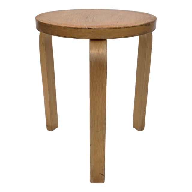Vintage Stool by Alvar Aalto for Artek, Finland, 1950s For Sale