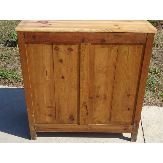 Small Art Deco Oak and Pine Buffet, 1930s For Sale - Image 15 of 18