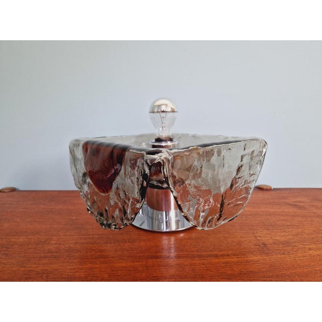 Ceiling Lamp in Murano Glass from Mazzega, 1960s, in Very Good conditions. Designed 1960 to 1969 This piece is attributed...