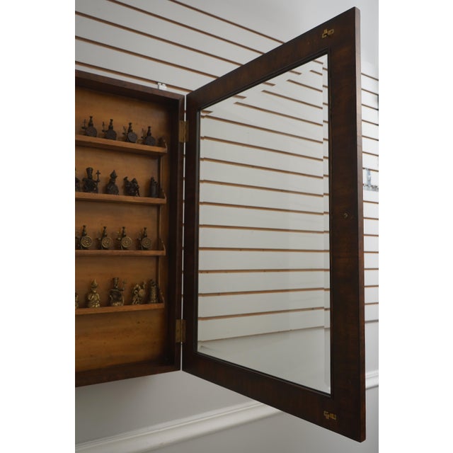 Maitland - Smith Maitland Smith Wall Hanging Chess Game Board Cabinet For Sale - Image 4 of 16