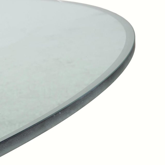 La Rotonda 452 Dining Table in Glass and Wood by Mario Bellini for Cassina For Sale - Image 5 of 10