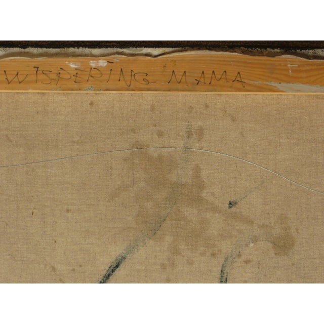 Paint Sven Inge Hoglund Mixed Media Abstract Expressionist Painting For Sale - Image 7 of 8