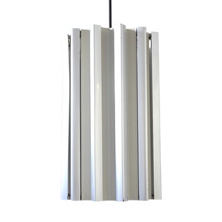 Aluminium Fins Ceiling Lamp, 1960s For Sale