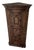 Antique Swedish Dark Pine Corner Cabinet Cupboard, Circa 1800 For Sale