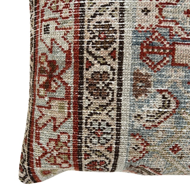 Vintage Turkish Rug Pillow For Sale - Image 4 of 6