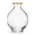 AERIN AERIN Sancia Plum Glass Vase, Clear For Sale - Image 4 of 4