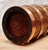 Antique French Oak Wine Bottle with Copper Banding, 1890 For Sale - Image 4 of 5