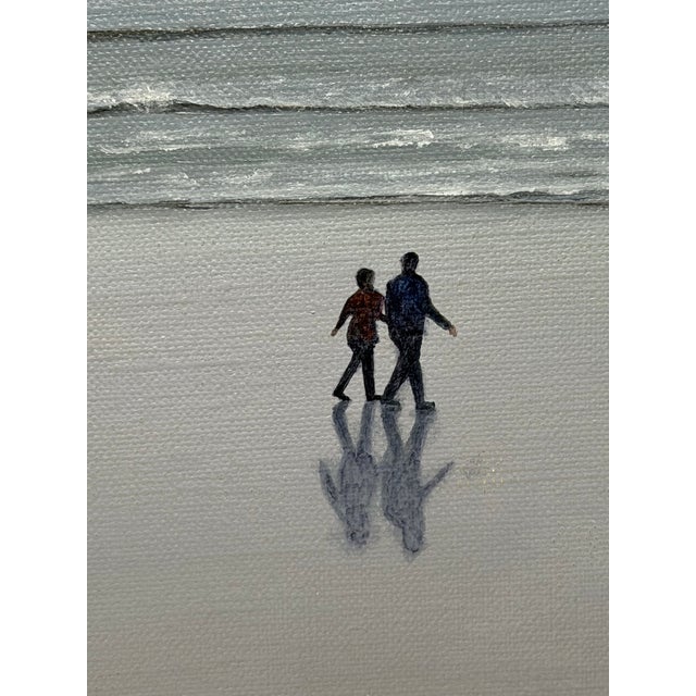 Gray Trinidad Ball British Contemporary Coastal Landscape Oil Painting, Together, 2012 For Sale - Image 8 of 18