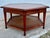Wood Hexagonal Wooden Coffee Table With Woven Cane Lower Tier For Sale - Image 7 of 11