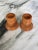 1980s LastChance!1980’s Boho Chic Turned Wood Candle Holders - A Pair For Sale - Image 5 of 8