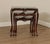 Rococo Rococo Style Set of Three Marble Top Mahogany Nesting Tables For Sale - Image 3 of 18