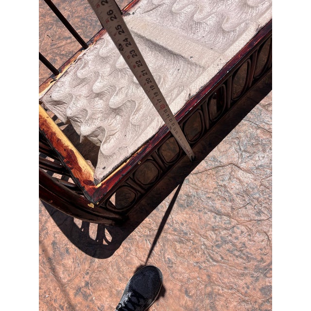 Boho Wicker Rattan Coastal Sofa Couch For Sale - Image 12 of 12