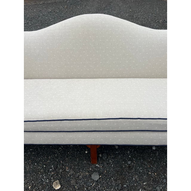 Ethan Allen Ethan Allen Chippendale Camelback Sofa For Sale - Image 4 of 9