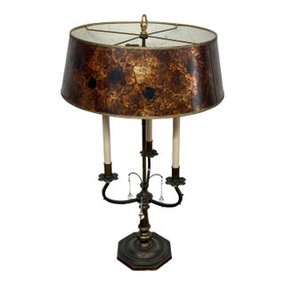 Antique French Bouilllotte Table Lamp For Sale