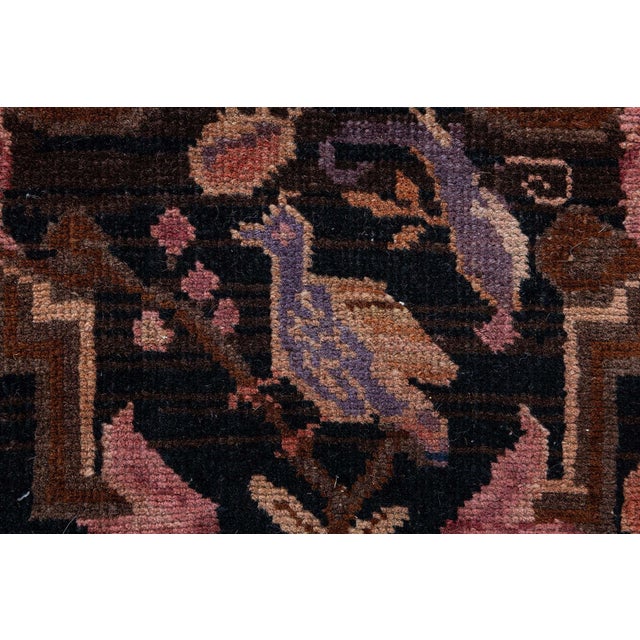 Doris Leslie Blau 1900s Karabagh Botanic Handmade Wool Rug For Sale - Image 4 of 8