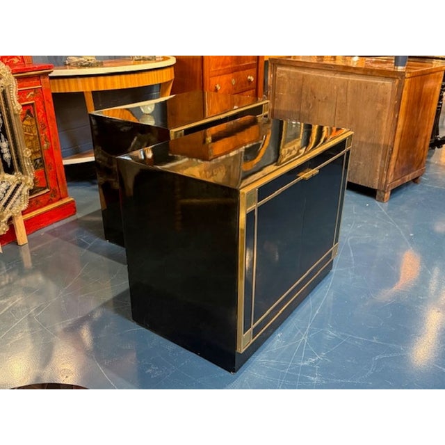 Modern Pair Pierre Cardin Manner Side Tables For Sale - Image 3 of 5