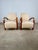 Vintage Art Deco Lounge Chairs in Fabric, 1930s, Set of 2 For Sale - Image 3 of 11