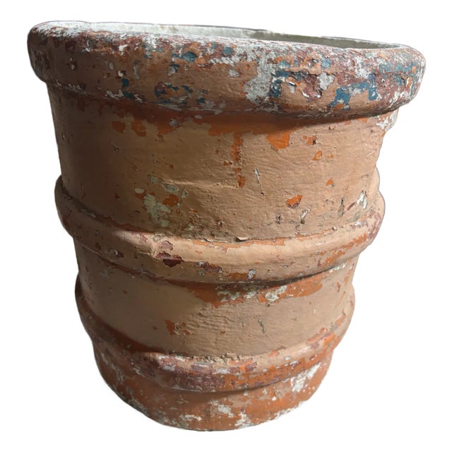 Mid 20th Century European Red Painted Planter For Sale