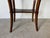 Vintage Italian Walnut Oval Side Table / Nightstand With Drawer For Sale In Miami - Image 6 of 12