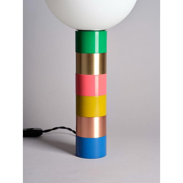 Not Yet Made - Made To Order Donna II Table Lamp in Brass with Copper and Aluminium by Marine Breynaert For Sale - Image 5 of 7