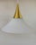 Pendant Lights in Brass and Opaline Glass from Limburg, Germany, 1970, Set of 2 For Sale - Image 6 of 8