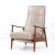 Mid-Century Modern Milo Baughman for Thayer Coggin Mid Century Leather and Walnut Lounge Chair Recliner For Sale - Image 3 of 12