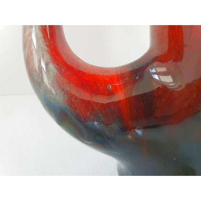 Vintage Ceramic Vase from Saint Pol S Mer, 1960s For Sale - Image 9 of 10