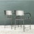 Vintage Metal Scroll Armchairs - Pair For Sale - Image 9 of 12