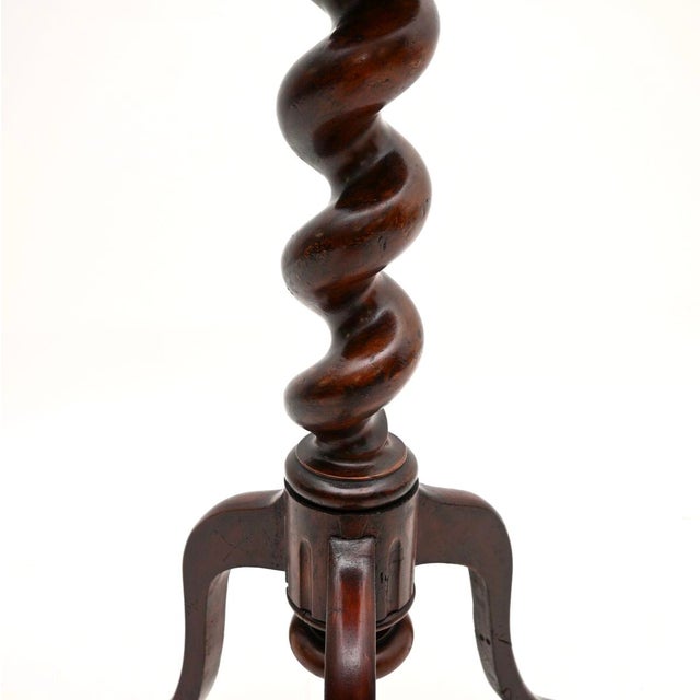 Antique Victorian Barley Twist Occasional Table, 1850 For Sale - Image 6 of 10