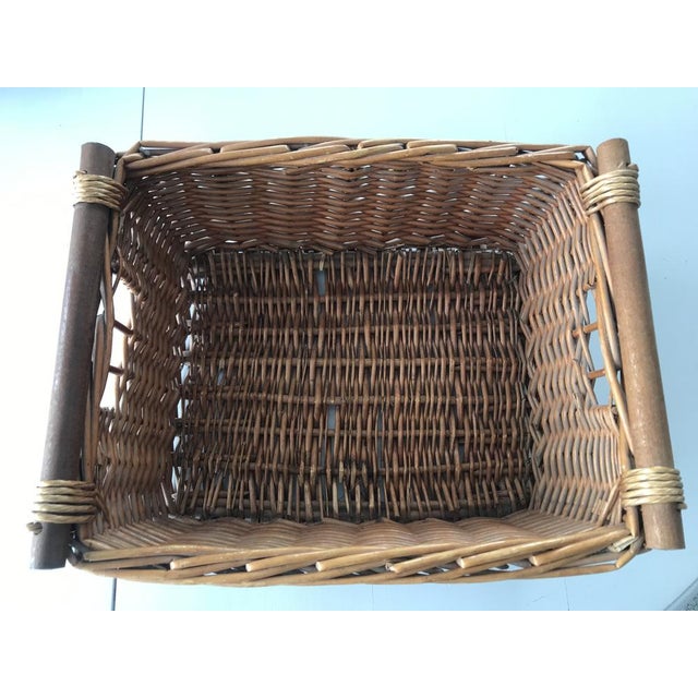 Wicker Container, 1980s For Sale - Image 11 of 14