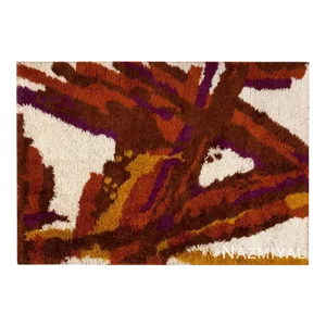 Nazmiyal Collection Vintage Swedish Scandinavian Shag Rya Rug