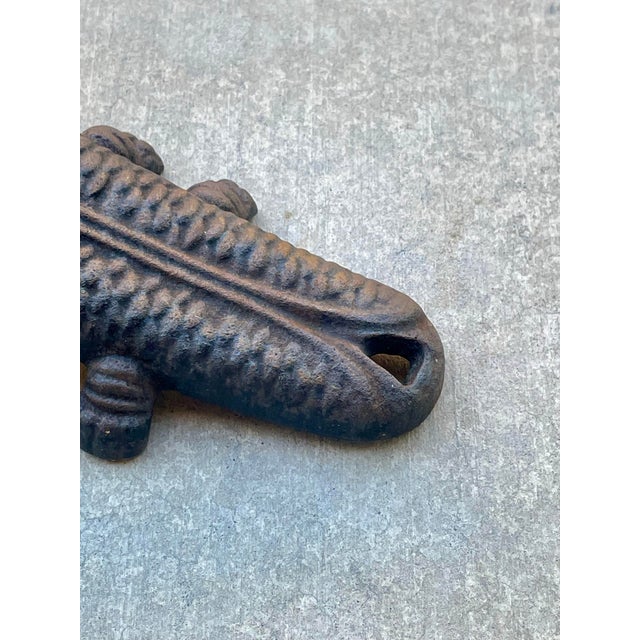 Vintage Cast Iron Beetle Boot Jack For Sale - Image 9 of 12