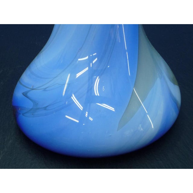 Hand Blown Glass Vase from Obersdorfer Glashütte, 1970s For Sale - Image 6 of 9