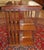 1960s English Edwardian Burl Wood Inlaid Revolving Bookcase For Sale - Image 10 of 11