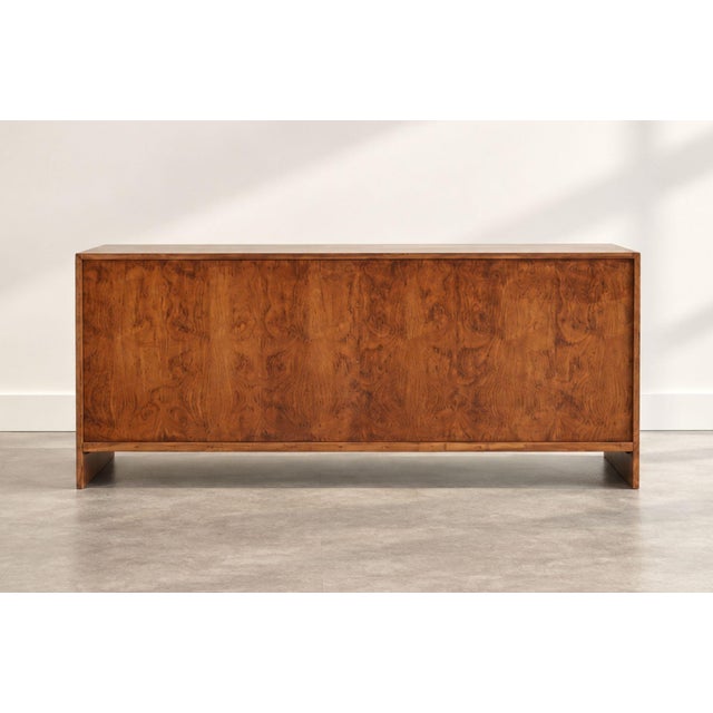 t.h. Robsjohn-Gibbings Thin-Line Walnut Dresser, C. 1950s For Sale - Image 4 of 11