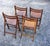 Vintage Folding Wooden Chairs, 1970s, Set of 4 For Sale - Image 6 of 11