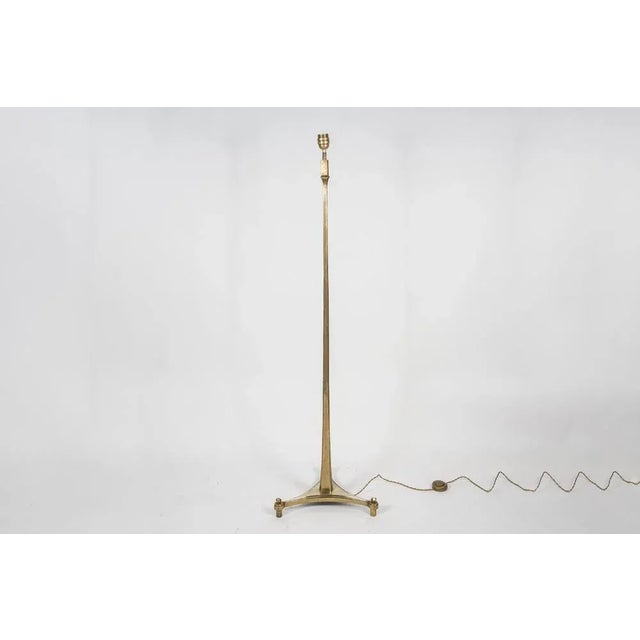 Mid-Century Modern Bronze Floor Lamp from Maison Delisle, 1950s For Sale - Image 3 of 8