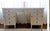 A charming and highly decorative hand-painted desk by Julia Gray, beautifully handcrafted in a soft cream custom finish...