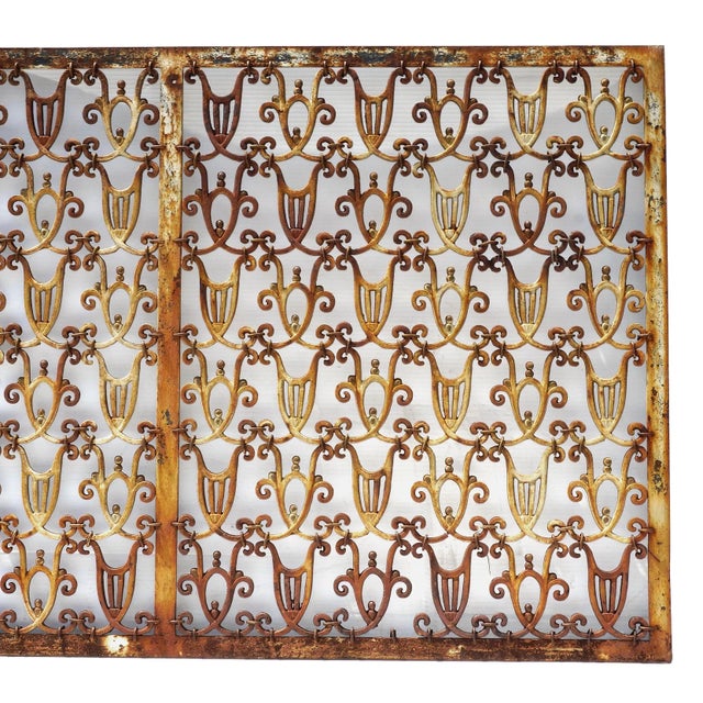 French Art Deco Grille For Sale - Image 4 of 9