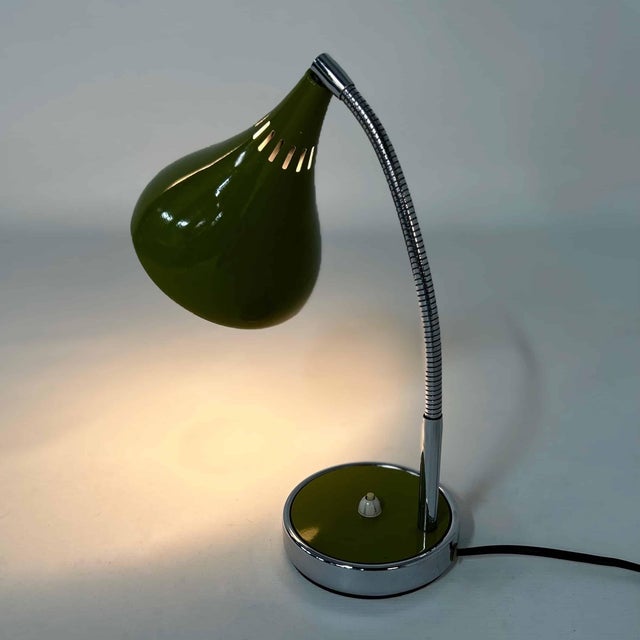 Green Green Desk Light, Florence, Italy, 1960s For Sale - Image 8 of 11
